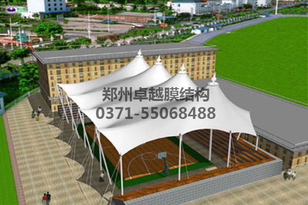 籃球場膜結(jié)構頂棚設計賞析三