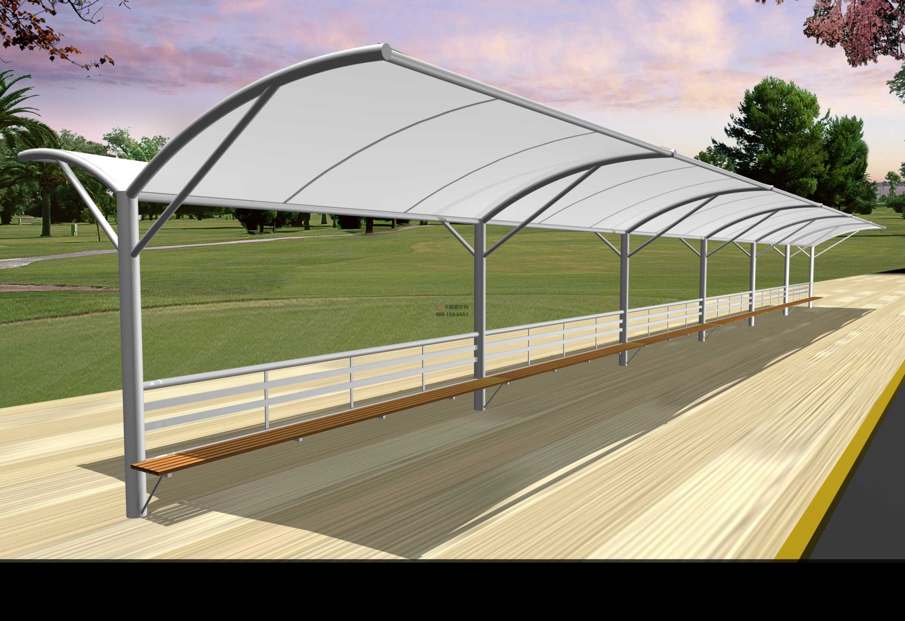 赤峰膜結(jié)構(gòu)車(chē)棚【赤峰永成建設(shè)集團(tuán)有限公司等】設(shè)計(jì)施工案例