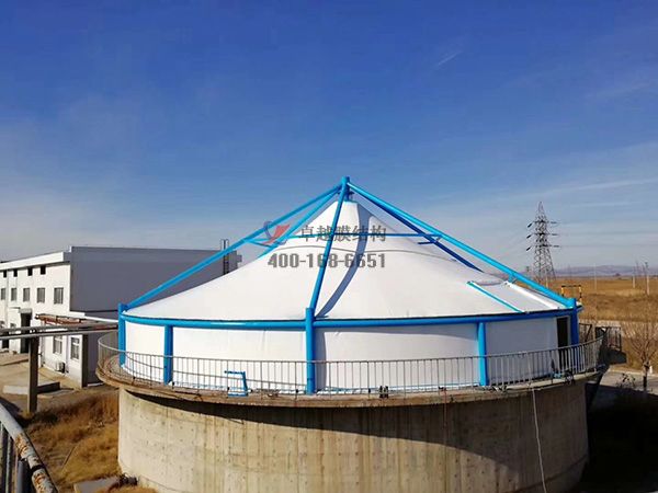 嘉峪關污水廠膜結(jié)構(gòu)設計施工【案例圖片】 　　