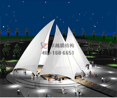北屯景觀<font color='red'>張拉膜結(jié)構(gòu)</font>遮陽棚【生產(chǎn)廠家】