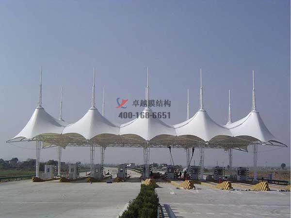 濱州高速收費站雨棚【專業(yè)廠家】景觀遮陽棚/服務區(qū)膜結構充電站設計公司