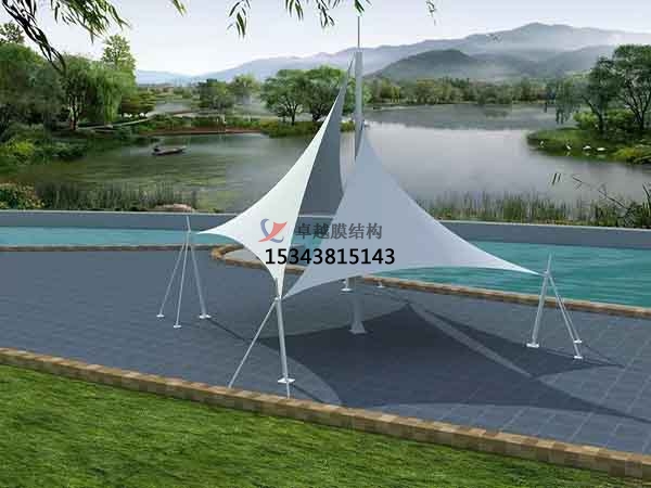庫(kù)爾勒<font color='red'>張拉膜結(jié)構(gòu)</font>景觀小品【案例圖片】