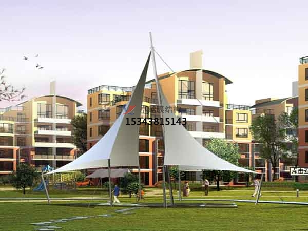 營口市<font color='red'>張拉膜結(jié)構(gòu)</font>景觀設(shè)計(jì)施工【案例圖片】