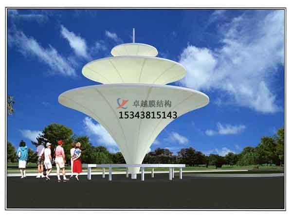 撫順<font color='red'>張拉膜結構</font>景觀小品【案例圖片】