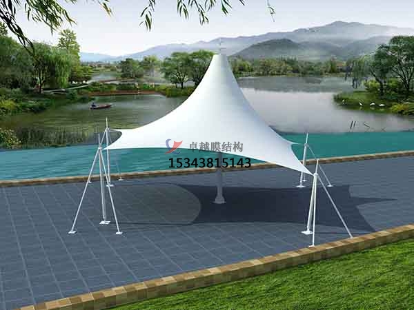 葫蘆島市景觀<font color='red'>張拉膜結構</font>遮陽棚【生產廠家】