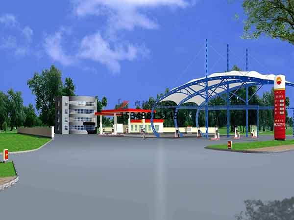 黑河膜結(jié)構加油站頂棚【生產(chǎn)廠家】黑河加氣站膜結(jié)構遮陽棚公司