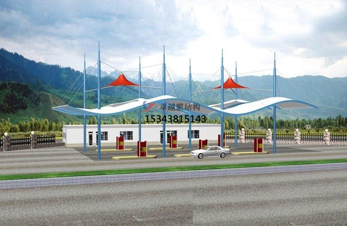 巢湖市膜結(jié)構(gòu)雨棚工程設(shè)計(jì)施工案例 　　