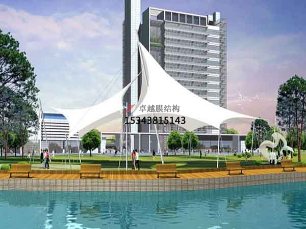 南充市膜結(jié)構(gòu)雨棚工程設計施工案例 　　