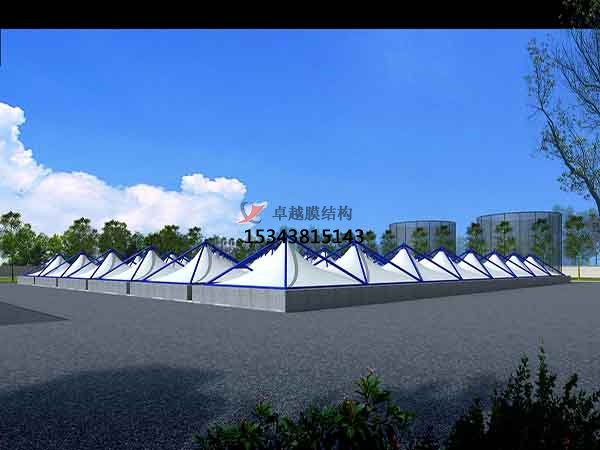 阿勒泰<font color='red'>污水池膜結(jié)構(gòu)</font>罩棚【設計公司】 　　