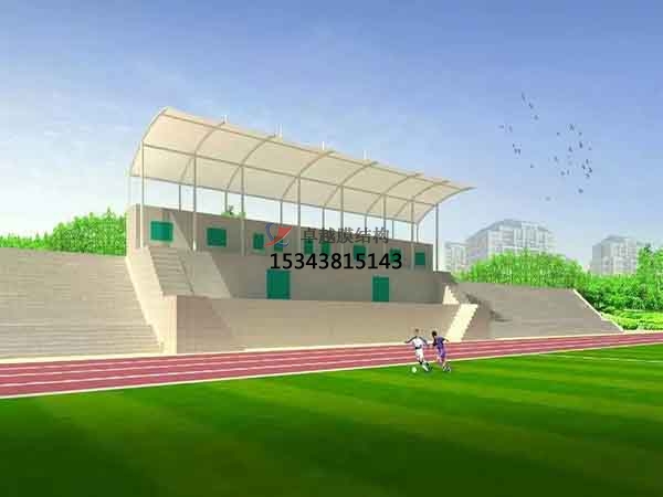 靖遠<font color='red'>膜結(jié)構(gòu)看臺</font>/主席臺/舞臺【膜結(jié)構(gòu)施工】