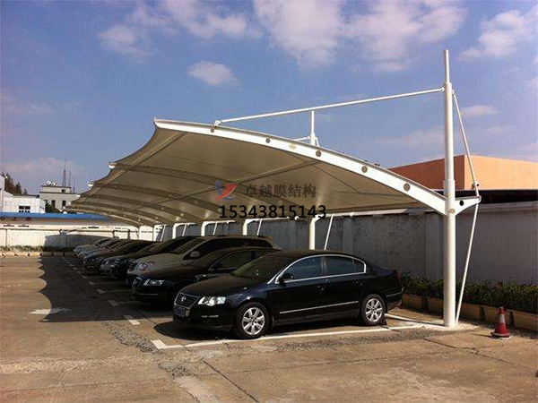 武岡膜結(jié)構(gòu)停車棚【充電站雨棚】設(shè)計(jì)安裝