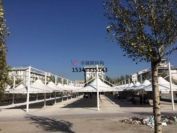 梁山膜結(jié)構(gòu)【充電站防雨篷】停車棚設計安裝