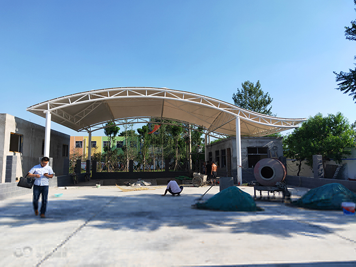 周口經(jīng)開區(qū)垃圾中轉(zhuǎn)站膜結(jié)構罩棚