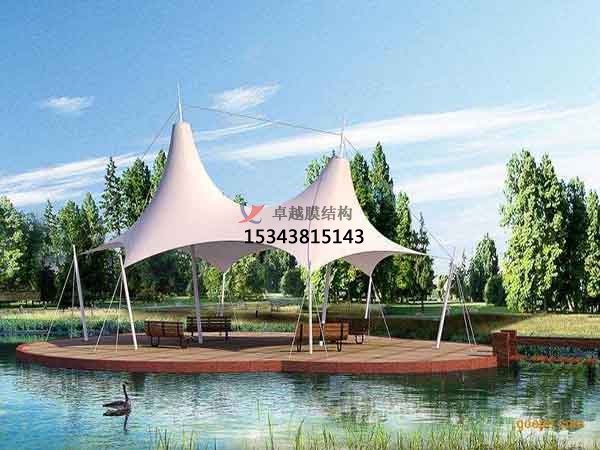 天津商業(yè)廣場<font color='red'>張拉膜結(jié)構(gòu)</font>景觀棚/雨棚設(shè)計搭建