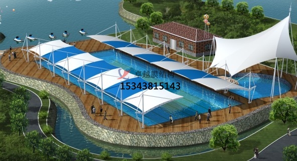 阿圖什膜結(jié)構(gòu)游樂場/<font color='red'>水上樂園</font>/造浪池/游泳池/兒童樂園遮陽棚廠家【膜結(jié)構(gòu)設(shè)計(jì)】