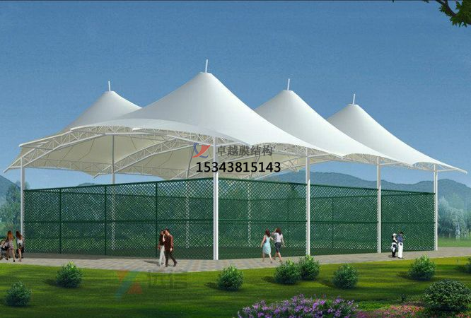  足球場膜結(jié)構(gòu)雨棚破損如何修復(fù)？