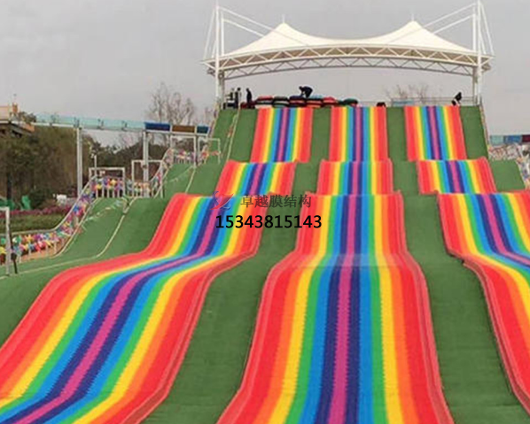 許昌彩虹滑道新款張拉膜頂定制生產