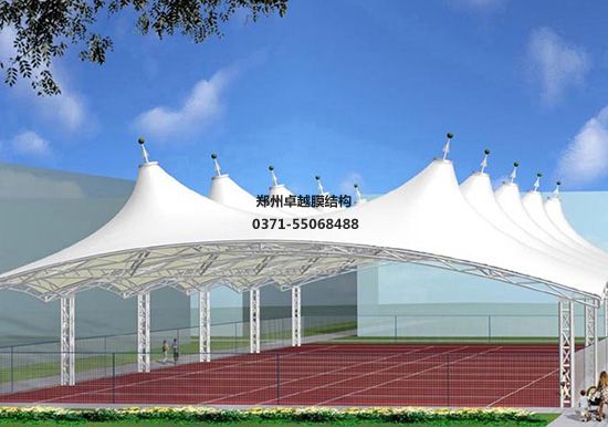 臨汾張拉膜籃球場遮陽棚生產(chǎn)廠家設(shè)計施工【山西師范大學(xué)張拉膜籃球場遮陽棚】等項目