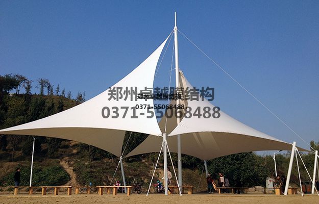 咸陽市張拉膜景觀【咸陽古渡公園等】設(shè)計施工案例