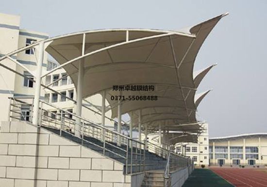 膜結(jié)構(gòu)地下車庫入口的實用性與藝術(shù)性