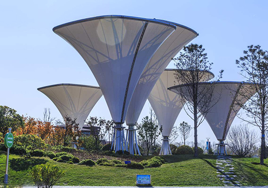 膜結(jié)構(gòu)地下車庫(kù)入口